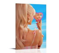 ZDXTYH BarbieModern Aesthetic Decor Prints for Bedroom Living Room Office with Premium Fade Resistant Canvas16x24inch(40x60cm) Barbie