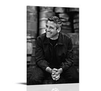 ZDXTYH George ClooneyModern Aesthetic Decor Prints for Bedroom Living Room Office with Premium Fade Resistant Canvas16x24inch(40x60cm) George Clooney