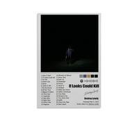 ZDXTYH If Looks Could Kill Destroy LonelyModern Aesthetic Decor Prints for Bedroom Living Room Office with Premium Fade Resistant Canvas08x12inch(20x30cm) If Looks Could Kill Destroy Lonely