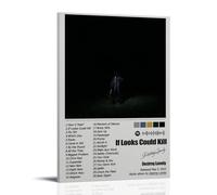 ZDXTYH If Looks Could Kill Destroy LonelyModern Aesthetic Decor Prints for Bedroom Living Room Office with Premium Fade Resistant Canvas20x30inch(50x75cm) If Looks Could Kill Destroy Lonely