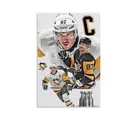 ZDXTYH Sidney CrosbyModern Aesthetic Decor Prints for Bedroom Living Room Office with Premium Fade Resistant Canvas12x18inch(30x45cm) Sidney Crosby