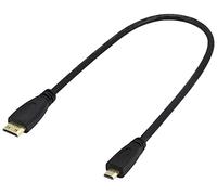 zdyCGTime HDMI C to D Cable,Micro HDMI Socket Male to Mini HDMI Male Converter,Compatible with Digital Cameras, Tablet,Monitors,and other Devices.(30cm)