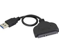 zdyCGTime SATA SSD Adapter Converter,Dual USB male to SATA 22pin 2.5 Hard Disk Adapter Cable.Compatible with Windows 8/7/10/Vista/XP system,Mac OS 9/10 and Linus operating system.