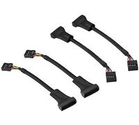 zdyCGTime USB 3.0 19Pin male to USB 2.0 9Pin female convertor Computer cable connector,Motherboard adapter cable,motherboard 9Pin female to 20Pin male pure copper.(15cm/4 Pack)
