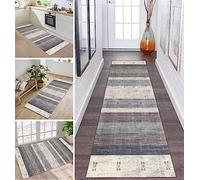 ZDYHMrj Carpet Runners Non Slip Long Hallway Hall Runner Rugs Grey Brown 40X60CM Kitchen Floor Mat Washable Area Rug Runner for Entryway Living Room Bedroom Floor Mat