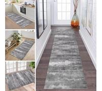 ZDYHMrj Non-Slip Washable Rug - Long 40 x 500 cm, Grey Corridor Kitchen Bedroom Living Room Hallway Mats, Wide 40-120 cm