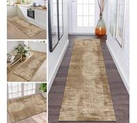 ZDYHMrj Rug Hallway Sold by the Metre Kitchen 3D Brown Long Runner Hallway Non-Slip 70 x 150 cm Kitchen Runner Carpet Runner Washable Modern Bedroom Runner Modern Living Room