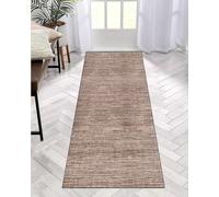 ZDYHMrj Rug Hallway Sold by the Metre Kitchen Brown Long Runner Hallway Non-Slip 70 x 300 cm Kitchen Runner Rug Runner Washable Modern Bedroom Runner Modern Living Room