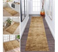 ZDYHMrj Rug Runner 120 x 250 cm Light Brown Long Rug Runner Non-Slip Washable Sold by the Metre Kitchen Rug Washable Hallway Rug for Hallway Living Room Kitchen Runner Bedroom Living Room Dirt Trapper