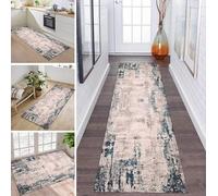 ZDYHMrj Rug Runner Hallway Kitchen Non-Slip Washable Carpet Runner Long Abstract 60 x 400 cm Modern Design Sold by the Metre Corridor Rugs Dining Room Bedroom Living Room Dirt Trapper Kitchen Rug