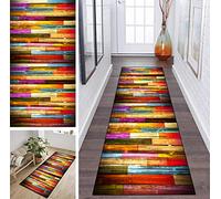 ZDYHMrj Rug Runner Hallway Multicolored 50 x 80 cm, Non-Slip Corridor Rug Runner, Washable, Modern, Kitchen, Bedroom, Living Room Runner, Rug, Width 40 cm/50 cm/60 cm/70 cm/80 cm/90 cm/100 cm