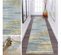 ZDYHMrj Runner Rug Long Hallway Non-Slip Washable 70 x 280 cm Kitchen Corridor Rug Runner for Hallway Bedroom Living Room Polyester Carpet Mat Durable Adjustable Kitchen Rug Sold by the Metre