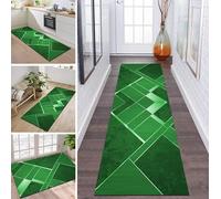 ZDYHMrj Runner Rug, Long, Non-Slip, Washable, Green, 90 x 200 cm, Corridor and Living Room Carpet Mats, Adjustable Rug, Sold by the brand