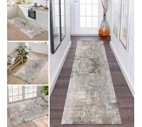 ZDYHMrj Runner Rug - Long Non-Slip Washable Multi-Use, Brown, 110 x 250 cm, Living Room & More, Adjustable