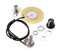 ZDYNASTY 50MM Guitar pickup, Pickup Disc Piezo Transducer Prewired Amplifier With 6.35MM Output Jack