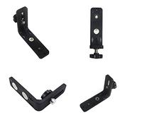 ZDYS Laser Level, L-Bracket Strong Iron Magnet Adsorption Stand Magnet Attract Level Bracket Multifunctional L-shape Leveling Support with 5/8 Thread Port