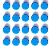 ZDZBLX Fridge Magnets 20 Pack - Strong Small Whiteboard Magnets Heavy Duty, Mini Round Magnets for Crafts, Fridge, Notice Board, Office, Cute Blue Magnet for Adults Classroom & Kitchen Magnetic Dots