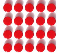 ZDZBLX Fridge Magnets, 20pcs Strong Magnets, Heavy Duty Small Round Magnet, Red Mini Magnets for Whiteboard, Notice Board, Refrigerator, Crafts, Office & Home Use, Cute Tiny Magnetic Dots for Adults