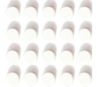 ZDZBLX Fridge Magnets, 20Pcs Strong Small Magnets for Whiteboard, Heavy Duty Mini Round Magnet, Tiny Craft Magnets for Adults, Cute Notice Board Magnet, Kitchen, Office & School Magnetic Dots (White)