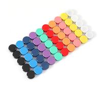 ZDZBLX Fridge Magnets 40 Pack, 10 Colours Strong Mini Round for Whiteboard