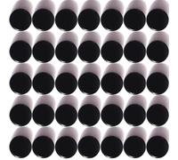 ZDZBLX Fridge Magnets, 40 PCS Strong Small Round Magnets, Heavy Duty Mini Magnets for Whiteboard, Notice Board, Office, Refrigerator, Crafts - Cute Tiny Magnet for Adult Classroom Home School (Black)