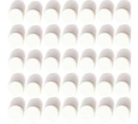 ZDZBLX Fridge Magnets, 40Pcs Strong Small Magnets for Whiteboard, Heavy Duty Mini Round Magnet, Tiny Craft Magnets for Adults, Cute Notice Board Magnet, Kitchen, Office & School Magnetic Dots (White)