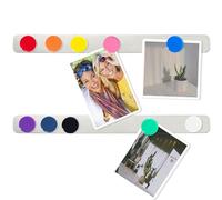 ZDZBLX Magnetic Board, Stainless Iron Board Strips, Magnetic Strips Self Adhesive Display Boards Magnet Bulletin Boards Memo Notice Board for Home & Officewith 10 Pieces Magnets for Home Office, 2Pcs