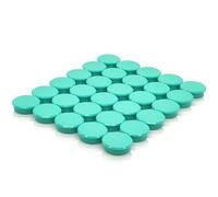 ZDZBLX Strong Fridge Magnets - 30 Pack Mini Cute Round Magnets for Whiteboard, Notice Board, Crafts, Heavy Duty Small Magnets for Adults, Refrigerator Magnet, Office & Kitchen Magnetic Dots (Green)