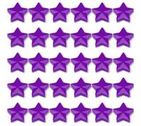 ZDZBLX Strong Fridge Magnets - 30 Pcs Small Heavy Duty Magnets for Whiteboard Crafts, Map & Notice Board - Mini Cute Star Magnets for Adults - Tiny Decorative Magnet for Kitchen Office School (Purple)