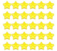 ZDZBLX Strong Fridge Magnets - 30 Pcs Small Heavy Duty Magnets for Whiteboard Crafts, Map & Notice Board - Mini Cute Star Magnets for Adults - Tiny Decorative Magnet for Kitchen Office School (Yellow)