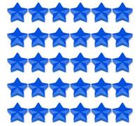 ZDZBLX Strong Fridge Magnets - 30 Pcs Small Heavy Duty Magnets for Whiteboard, Crafts, Map & Notice Board - Mini Cute Star Magnets for Adults - Tiny Decorative Magnet for Kitchen Office School (Blue)