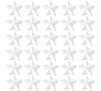 ZDZBLX Strong Fridge Magnets - 30 Pcs Small Heavy Duty Magnets for Whiteboard, Crafts, Map & Notice Board - Mini Cute Star Magnets for Adults - Tiny Decorative Magnet for Kitchen Office School (White)