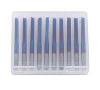 ZDZCYS22DL 10Pcs 3.175mm Handle Milling Tool Cemented Carbide 2 Flute Straight Milling Cutter for Wood Acrylic PVC EVA Foam Plywood Processing