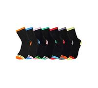 Ze ENZO 7 Pairs Mens Socks 7 Days of the Week Multicoloured Casual Smart Sock 6-11