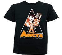 ZE YUAN The Adicts Men's Clockwork Monkey T Shirt Black 3XL