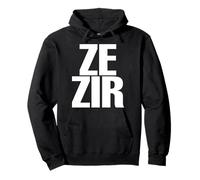 Ze Zir Big Obvious Non Binary Pronouns Pullover Hoodie