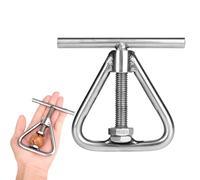ZEACCT 1 Pcs Heavy Duty Stainless Steel Nut Cracker, Triangle Shell Opener Tool for Walnuts, Macadamia Nuts, Hazelnuts, Almonds, and Pecans, Durable and Easy to Use