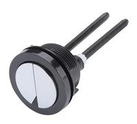 ZEACCT 1 Pcs Toilet Flush Button Replacement, Toilet Flush Button Round Head, Toilet Push Button, Round Head Dual Toilet Push Button, Cistern Flush Replacement, for Ideal Cistern Tank