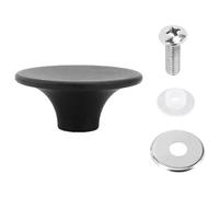 ZEACCT 1-Set Universal Bakelite Stainless Steel Knob Handle, Heat-Resistant Replacement Lid Knob for Enameled Dutch Ovens, Frying Pans, Saucepan Cookware, Grill Pots and Stove Top Lid Covers.