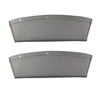 ZEACCT 2 Pcs PU Leather Car Seat Gap Organiser - Side Storage Box for Interior Supplies, Compact Console Pocket to Keep Your Vehicle Neat and Tidy (Grey)