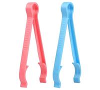 ZEACCT 2-Piece Set of Heat-Resistant Baby Bottle Tongs, Versatile Feeding Bottle Holders with Non-Slip Grip, Ideal for Handling Bottles, Cups, Bread, and Ice Cubes