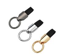 ZEACCT 3 Pack Premium Keychain Accessories - Durable Zinc Alloy Carabiner Clips with Secure Key Rings - Compact Organizers for Keys, Fobs & Small Essentials - Multi-Purpose Fasteners