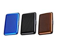 ZEACCT 3 Pcs Aluminium Credit Card Wallet with Multiple Slots, Compact and Stylish Smart Card Holder for Women and Men