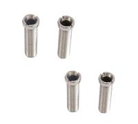 ZEACCT 4-Piece Sink Strainer Fastener Set, Durable Threaded Bolts for Kitchen and Wash Basin Drain Assemblies - Includes Basket and Waste Fixing Accessories