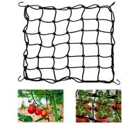 ZEACCT Elastic Net Trellis For Plant, Grow Plant Tent Net, 3.9 x 3.9 Feet, Black, 1 Pack