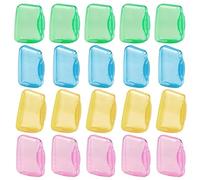 ZEACCT Twenty Disposable Toothbrush Head Covers, Hygienic Protective Sleeves Against Dust and Germs, Ideal for Travel Camping Or Workplace Use, Compact Practical Set