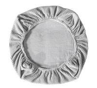 ZEACCT Universal Chair Cushion Cover - Stretchable Seat Protector for Office Swivel & Dining Chairs, Breathable Mesh Fabric in Gray, Fits Home/Restaurant/Bar Use