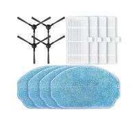 ZeAda Side Brush Hepa Filter Mop Pad,Compatible For Cecotec Conga 999 Origin X-Treme Replacement Accessory