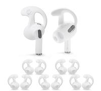 Zeadio 6 Pairs Custom Molded Silicone Ear Tips Cover Skins and Covers, Professional Anti-Drop Silicone Earbuds Covers Tips Ear Hooks, Compatible with Apple AirPods, AirPods Pro and EarPods
