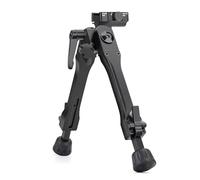 Zeadio Tiltable Pivot Bipod with Quick Detach Throw Lever Mount for Picatinny Weaver Rail, 7 to 10 Inches (F19P)